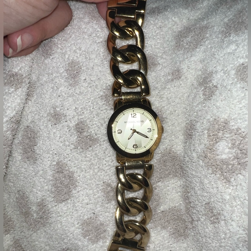 Gold Michael Kors watch